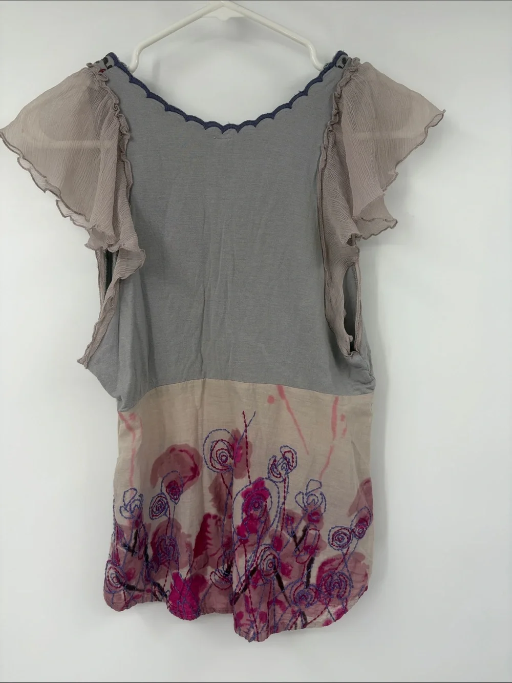 Vintage Free People Boho Sleeveless Top Size 2